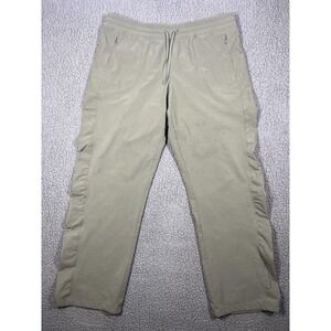 Kuhl Pants Womens Large Short Sage Green Drawstring Zip Pockets Hiking 6306